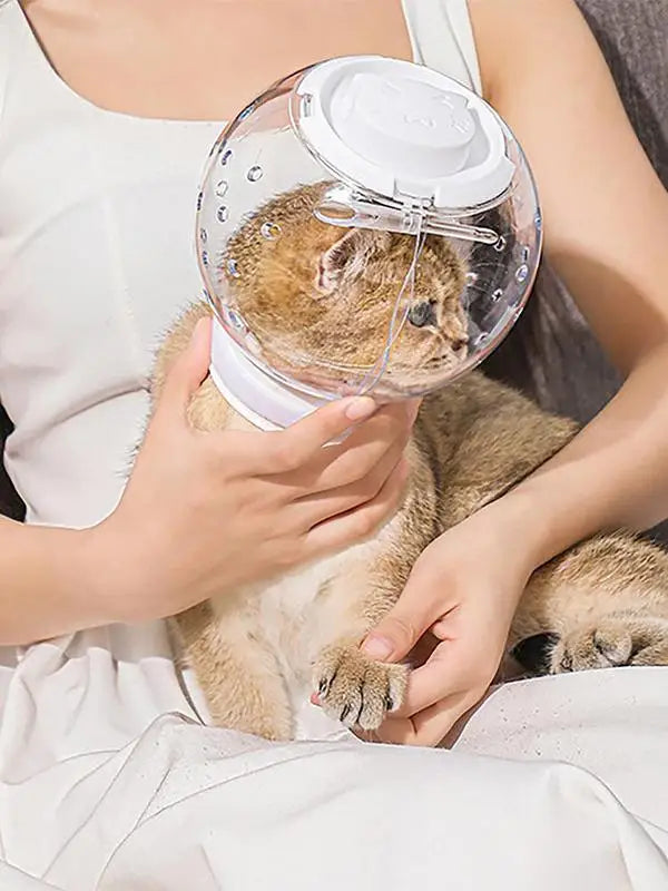 Grooming Cover Accessory Breathable Anti Bite Muzzles Clear Cat Adjustable Hood