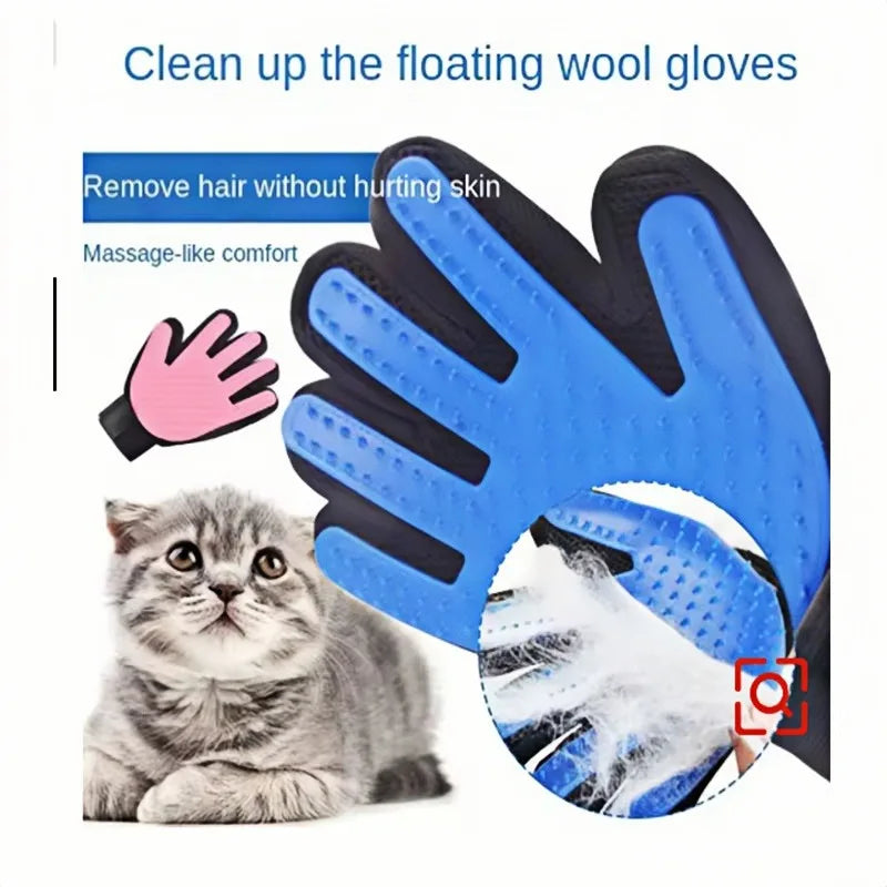 Pet Hair Glove Comb Pet Dog Cat Grooming Cleaning Glove Deshedding