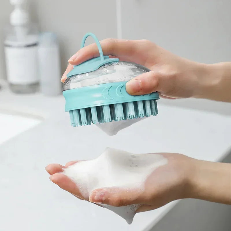 Dog Washing Massage Silicone  Pet Shampoo Brush