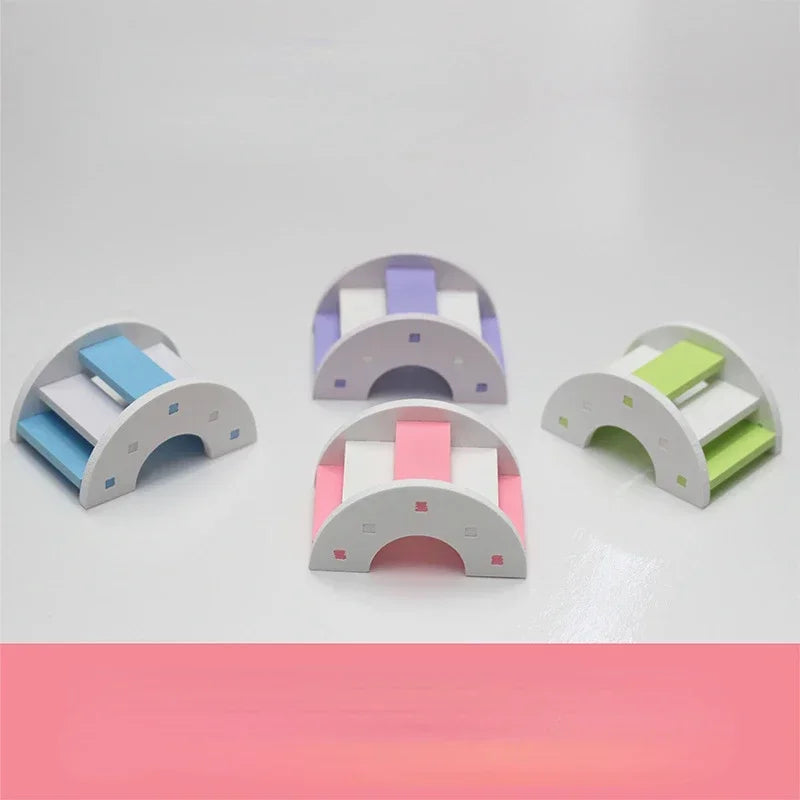 Hamster Ladder Rainbow Bridge Pet Toys Plastic Bridge
