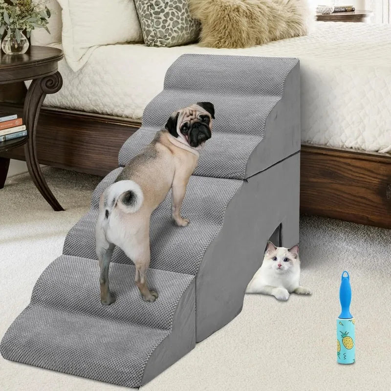 36" Tall Dog Stairs for High Beds