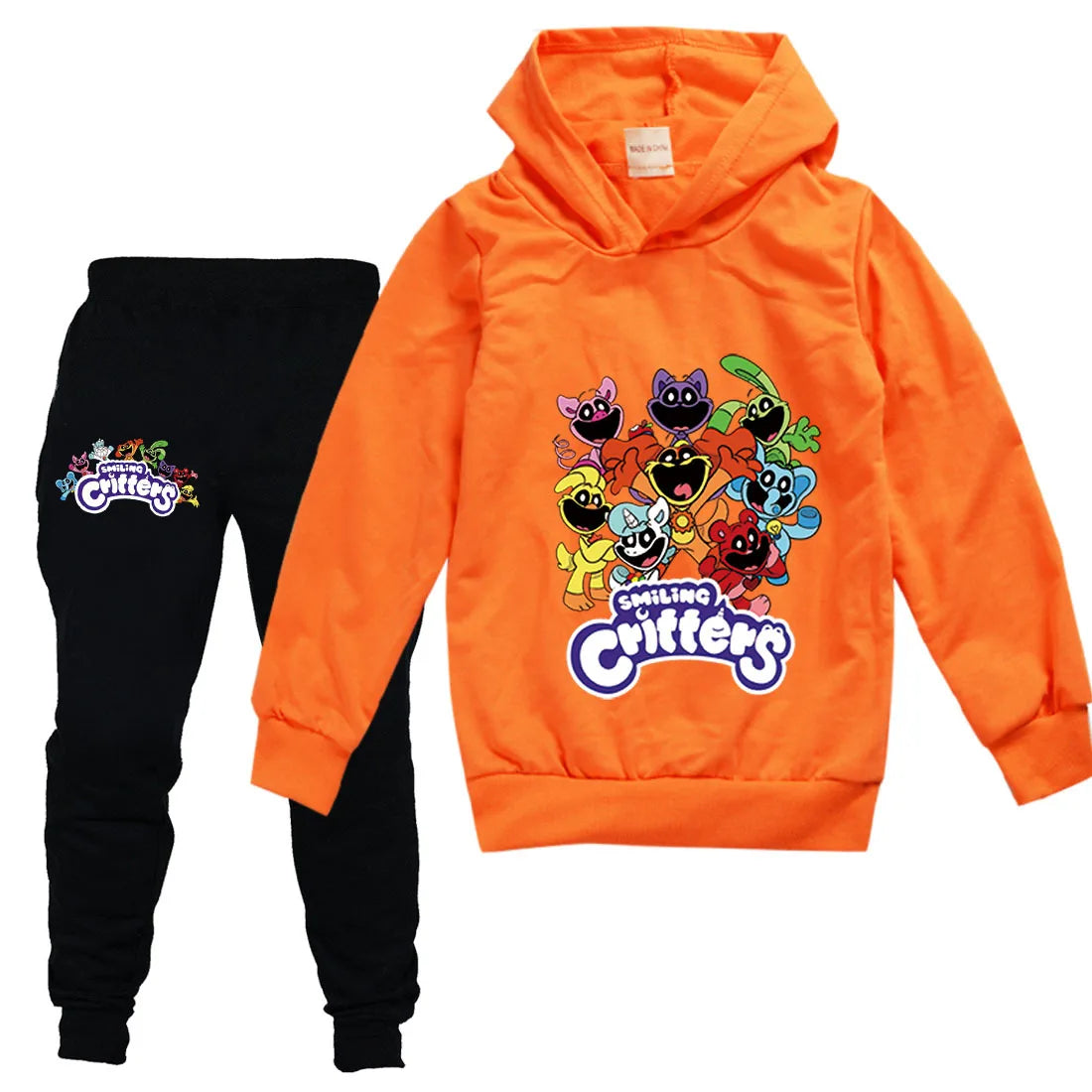 Kids Clothing Sets Boys Girls Cartoon Smiling Critters Costume