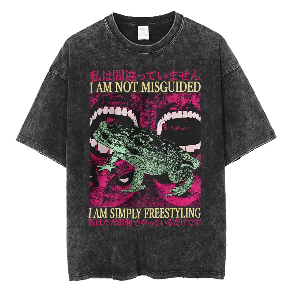 It's Cheese or Be Cheesed Rat Washed T Shirt Streetwear