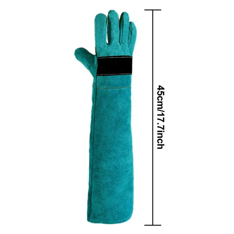 Pet Gloves Durable Anti-Bite Leather Protective Glove