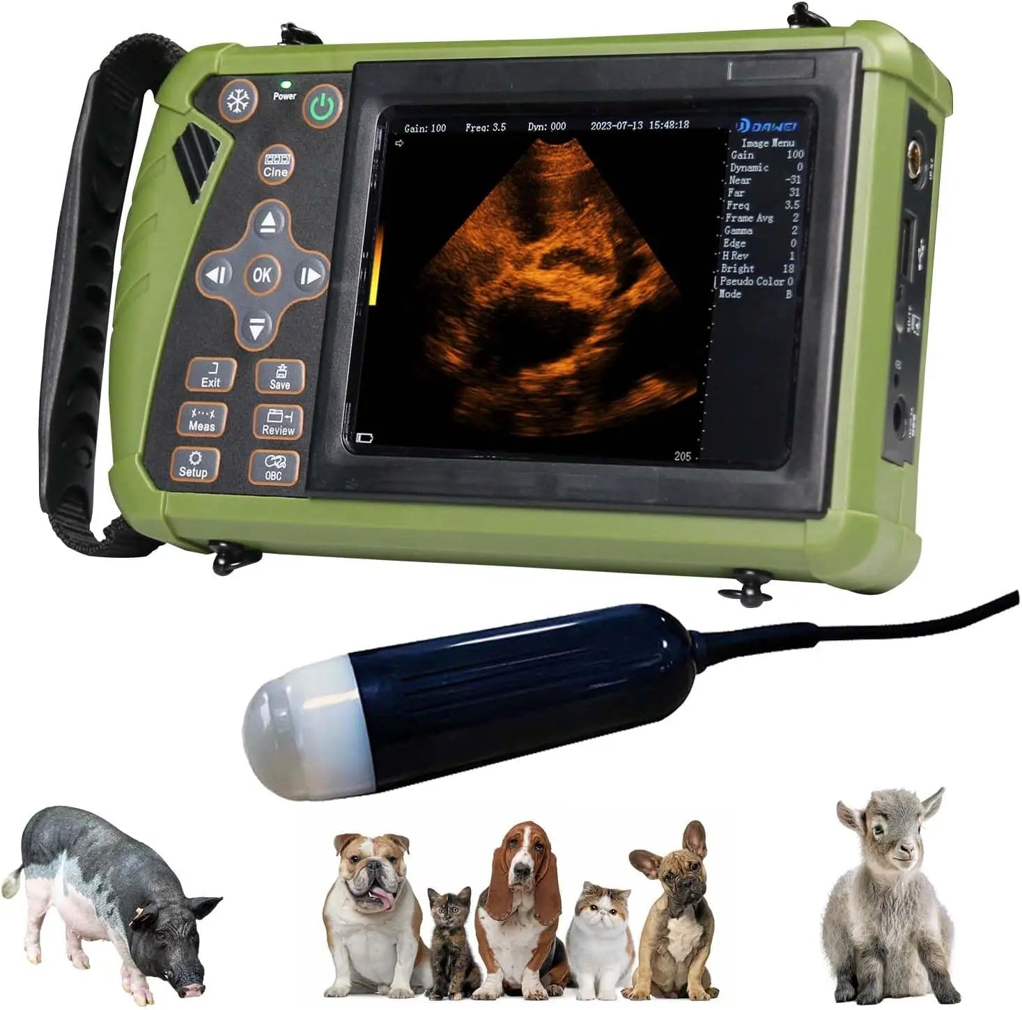 Portable Veterinary Ultrasound Scanner