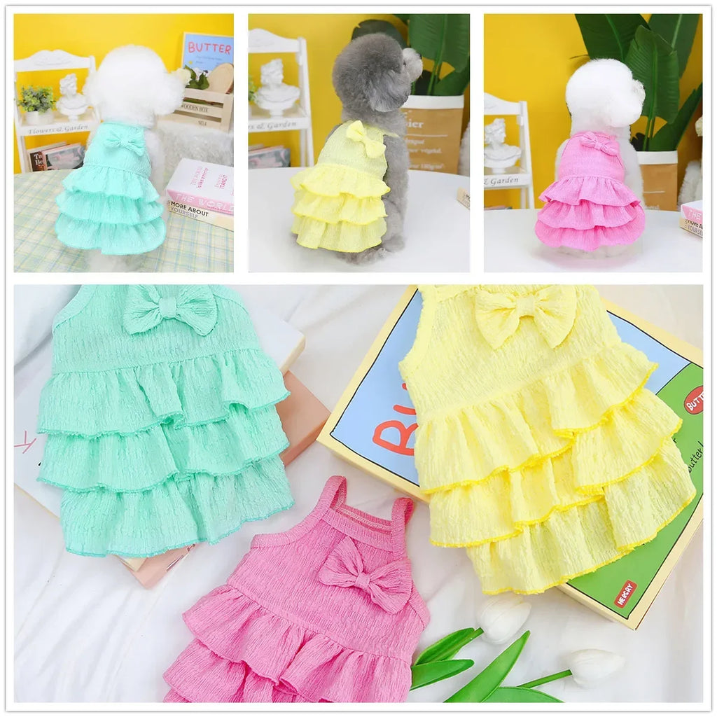 2023 Spring Pet Clothes Dog & Cats Princess Dresses