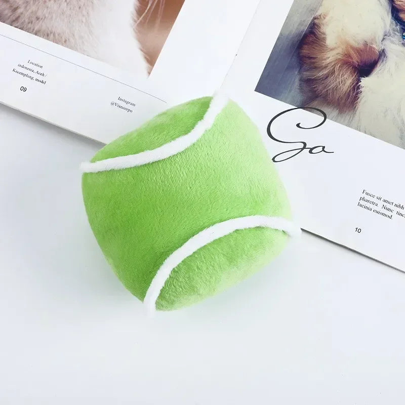Pet  Toys Cute Ball Shape Plush Chewing Toys