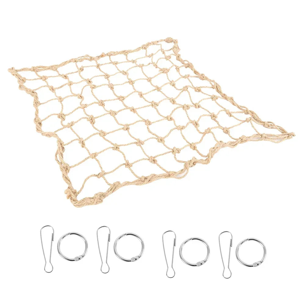Birds Swing Ladder Toys Hemp Rope Net