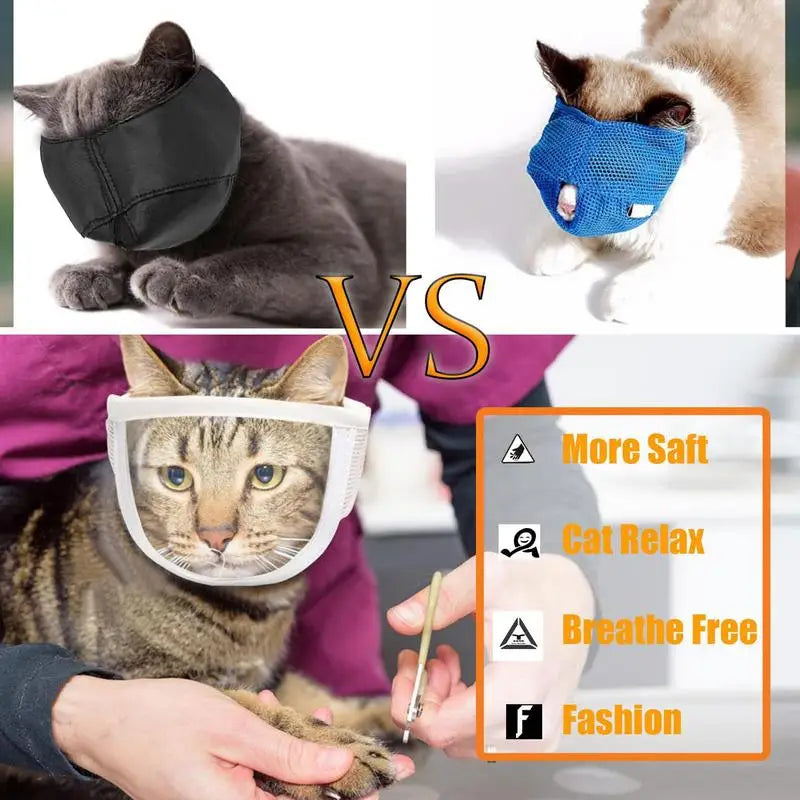 Cat Muzzle Anti Bite Cat Face Protection