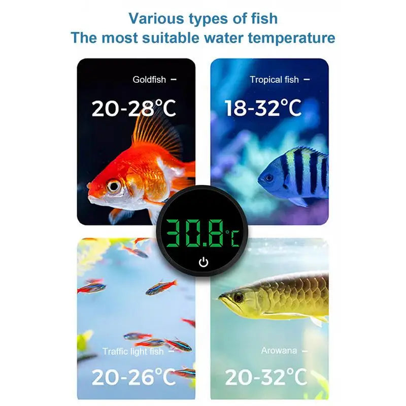 Digital Display Design Fish Tank Thermometers