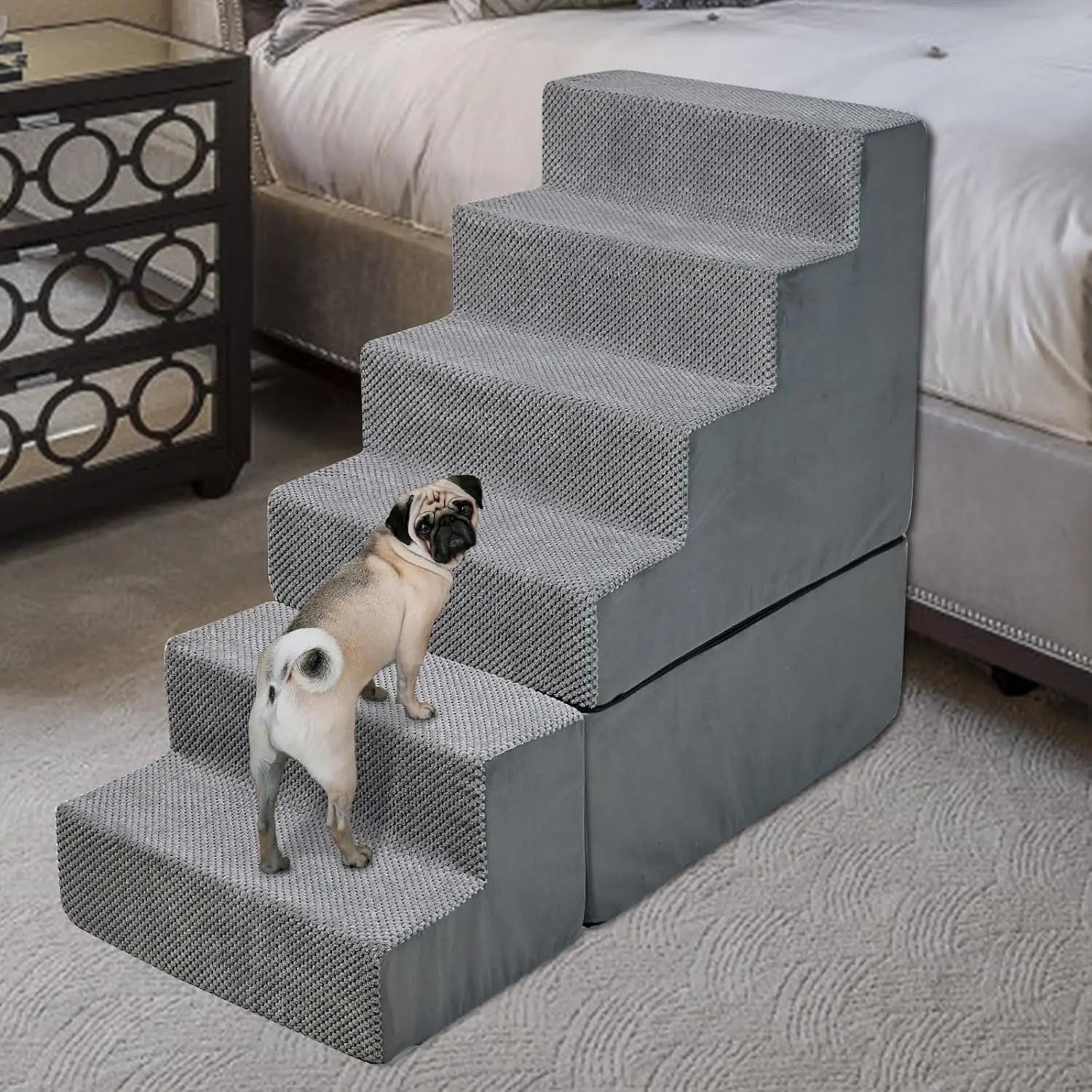 36" Tall Dog Stairs for High Beds