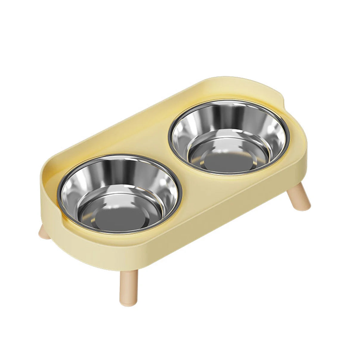 A Colorful Dopamine Pet Double Bowl Fashion