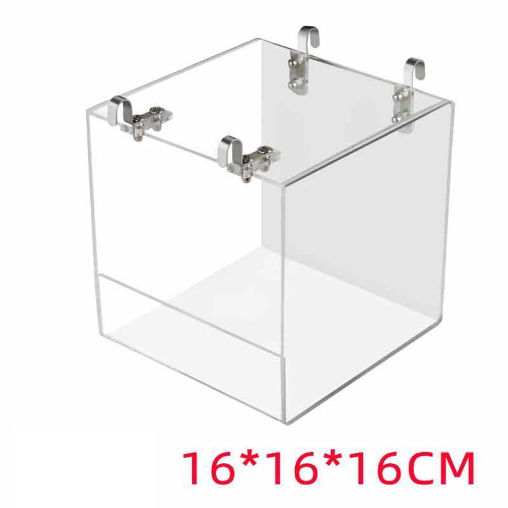 Transparent Acrylic Bird Bath Box Thickened