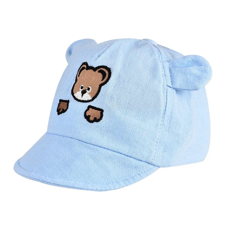 Cute Baby Boy Cap Embroidery Number Baby Baseball Cap