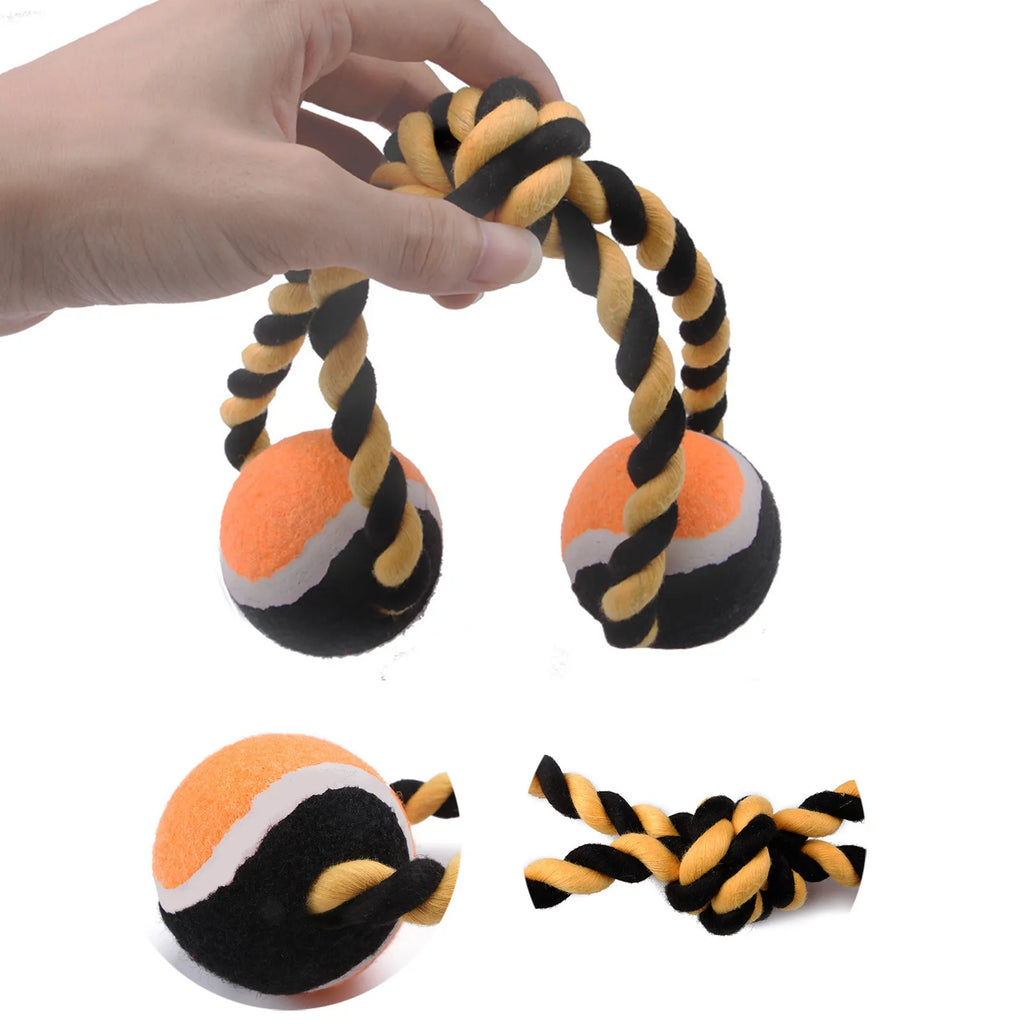 Moving Dog For Small Dogs New Pet Dog Tennis Cotton Ropes
