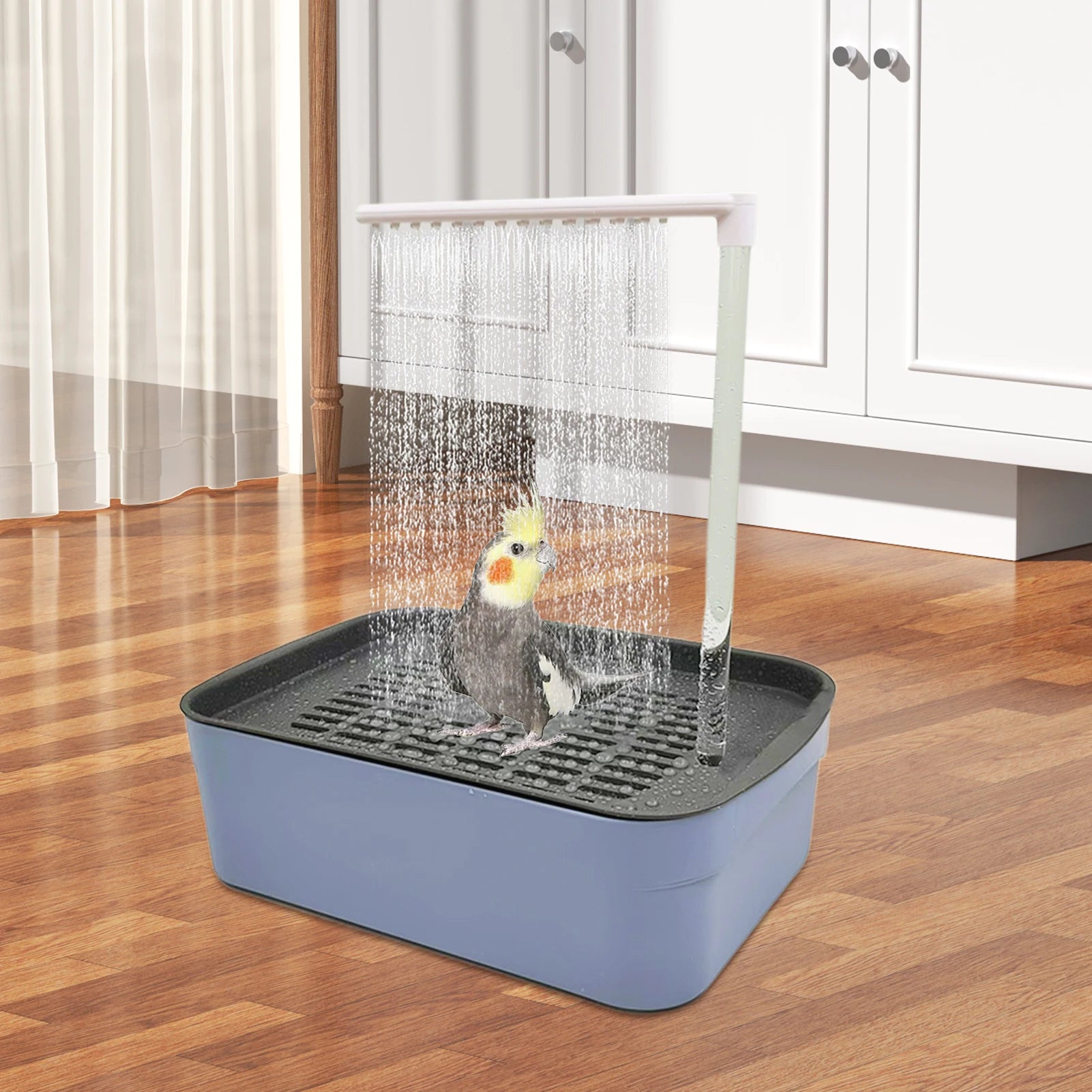 Parrot Automatic Bathtub Bird Bath Circulating Water Shower