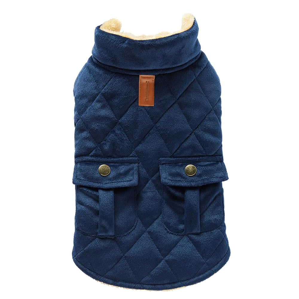 Autumn Winter Pet Coat Plush Warm Thicken Pet Clothes