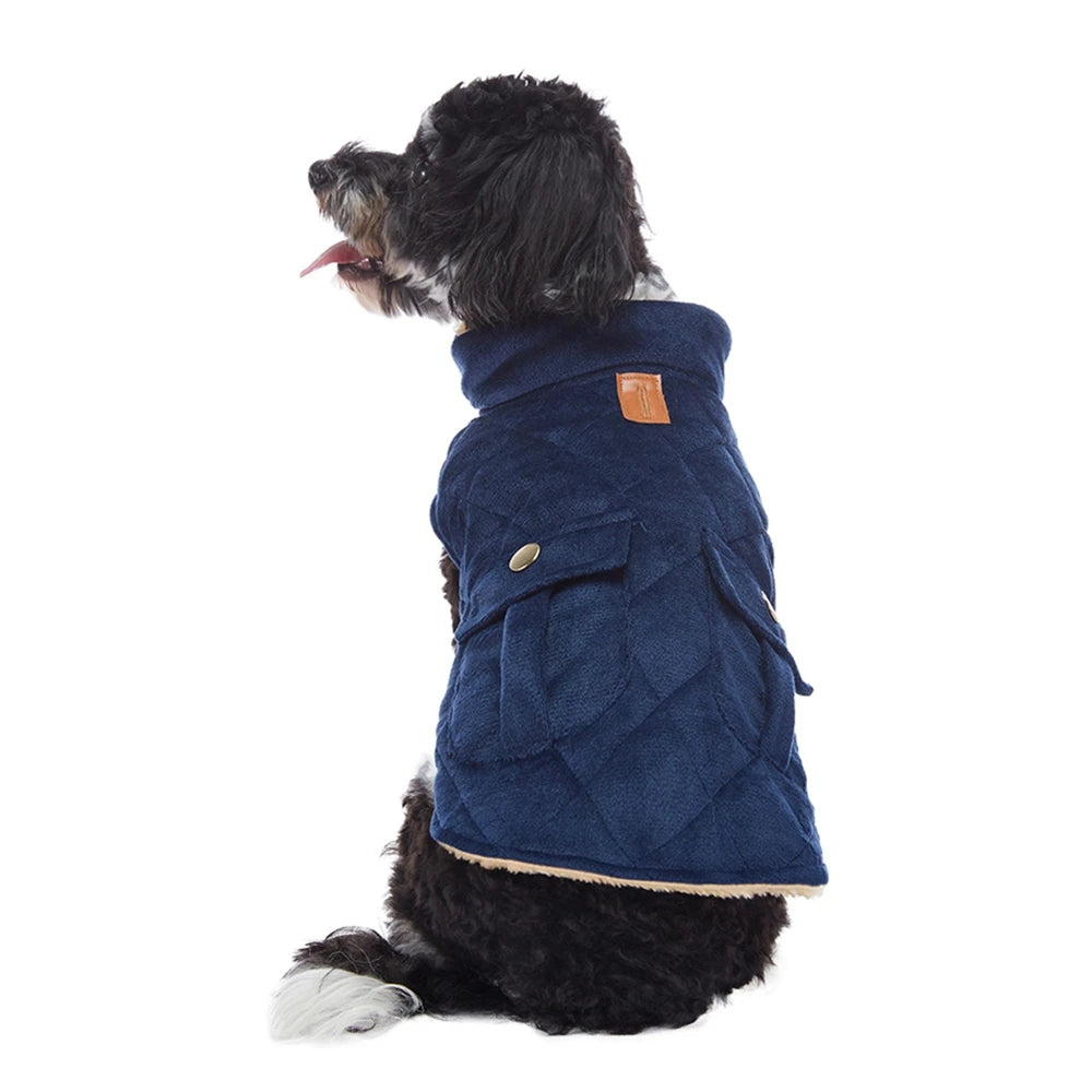 Autumn Winter Pet Coat Plush Warm Thicken Pet Clothes