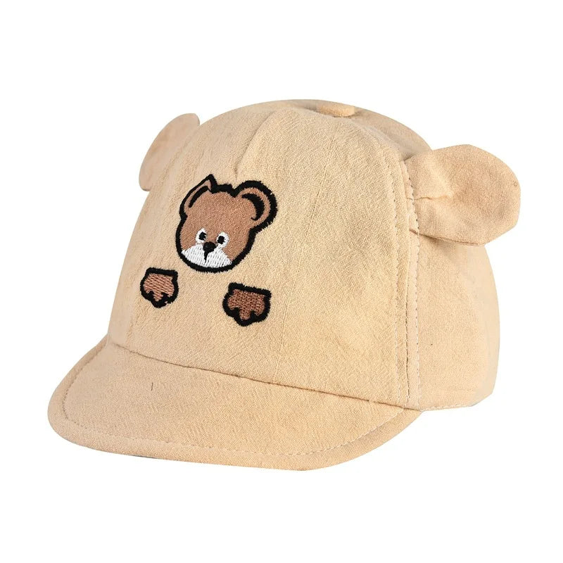 Cute Baby Boy Cap Embroidery Number Baby Baseball Cap
