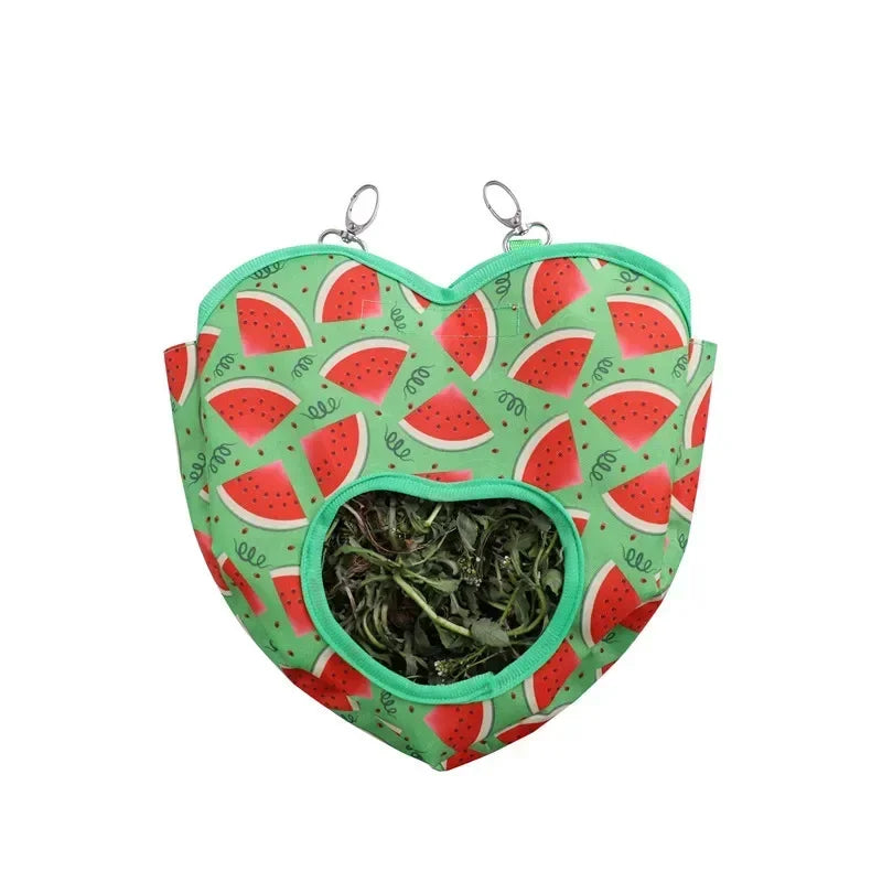 Rabbit Small, Pet Hay Bag Dutch Pig Dragon Cat Hanging  Feed Bag