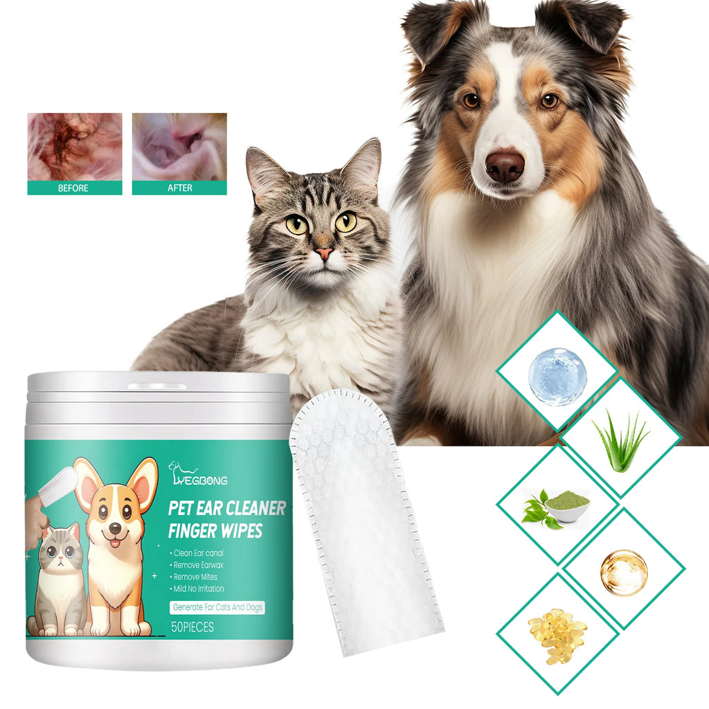 YEGBONG Dog Tooth & Ear Cleaning Wipes