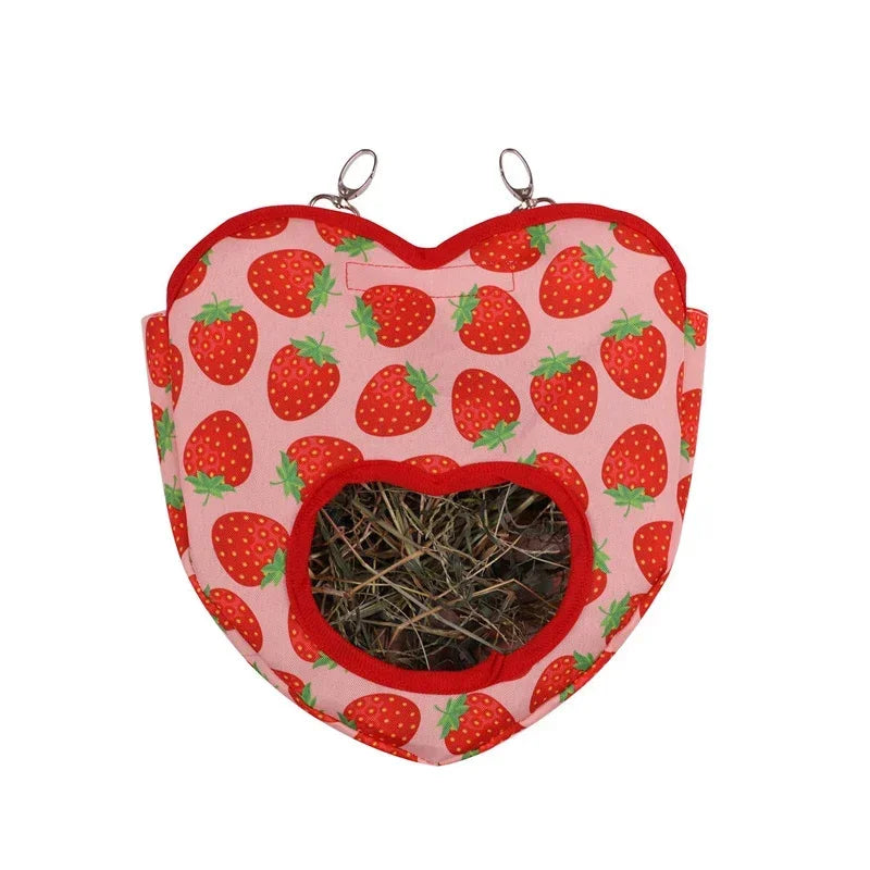 Rabbit Small, Pet Hay Bag Dutch Pig Dragon Cat Hanging  Feed Bag