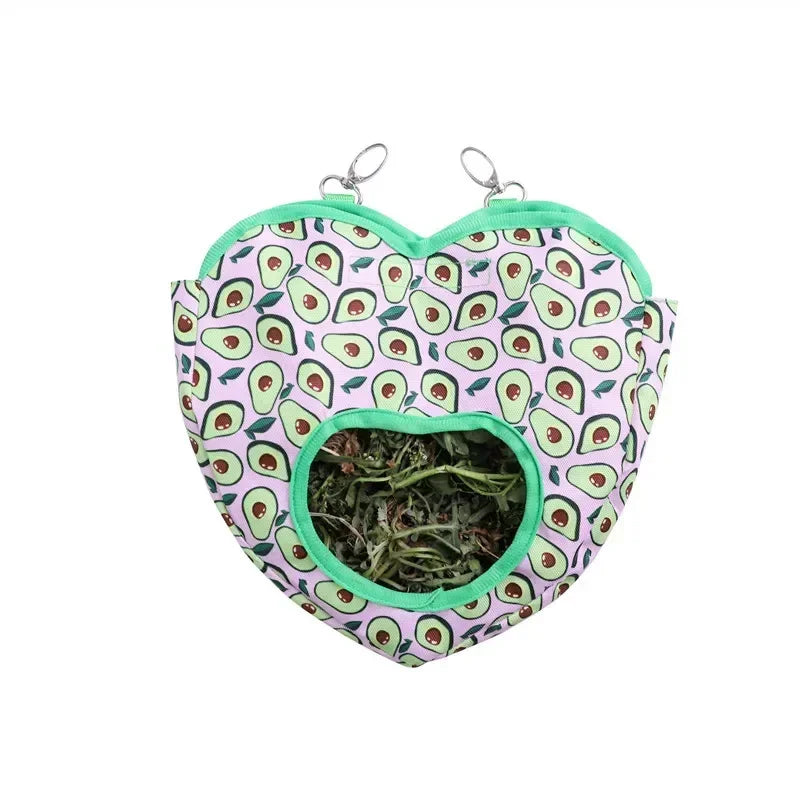 Rabbit Small, Pet Hay Bag Dutch Pig Dragon Cat Hanging  Feed Bag