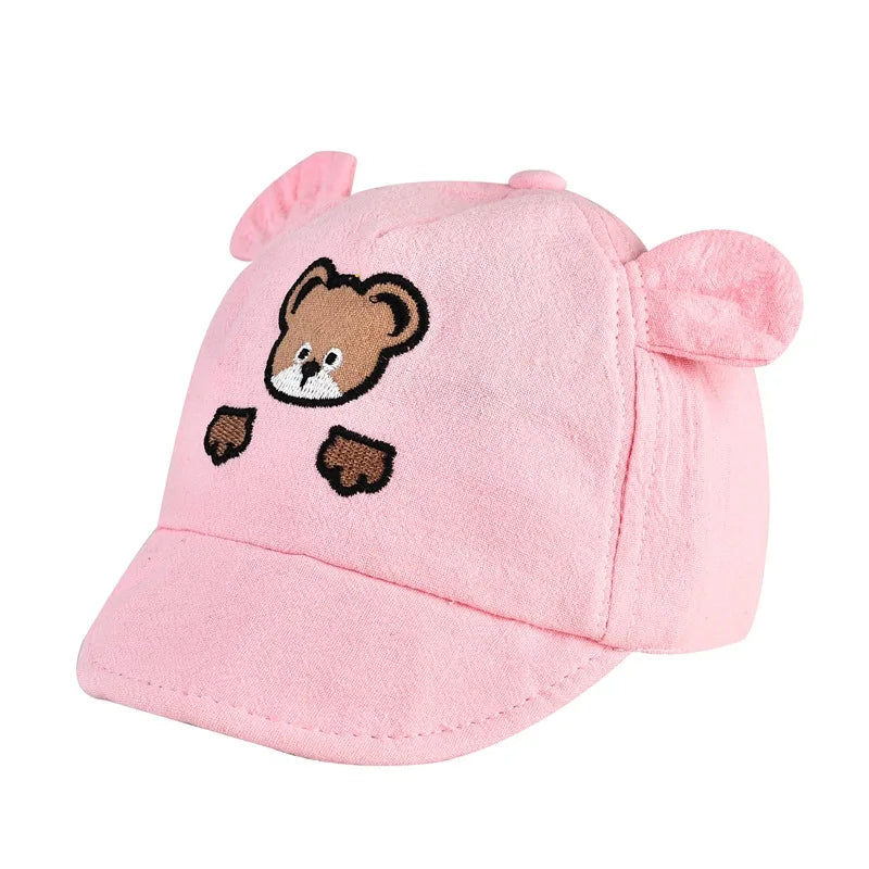 Cute Baby Boy Cap Embroidery Number Baby Baseball Cap