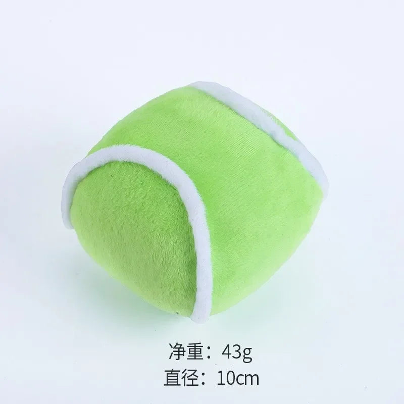 Pet  Toys Cute Ball Shape Plush Chewing Toys