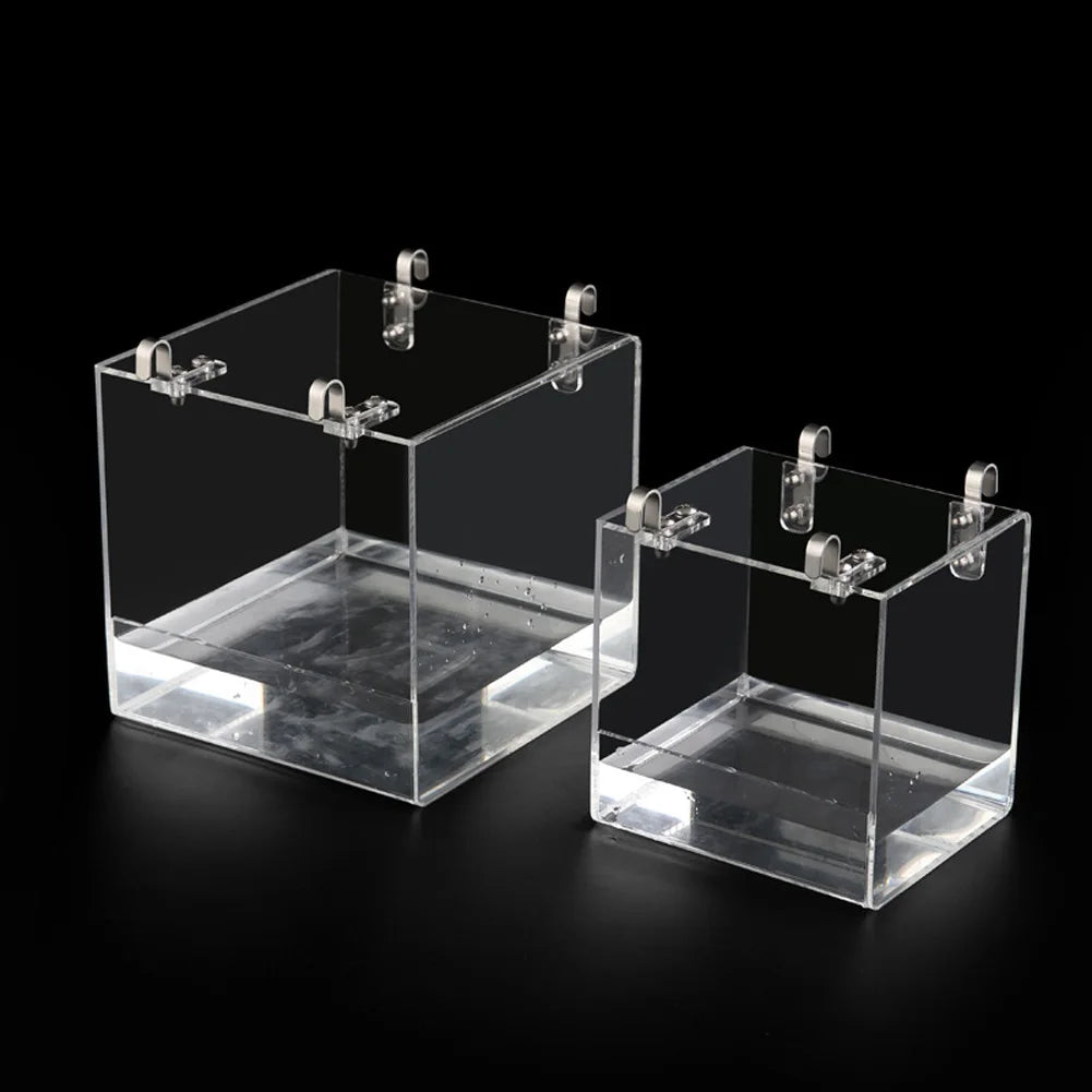 Transparent Acrylic Bird Bath Box Thickened