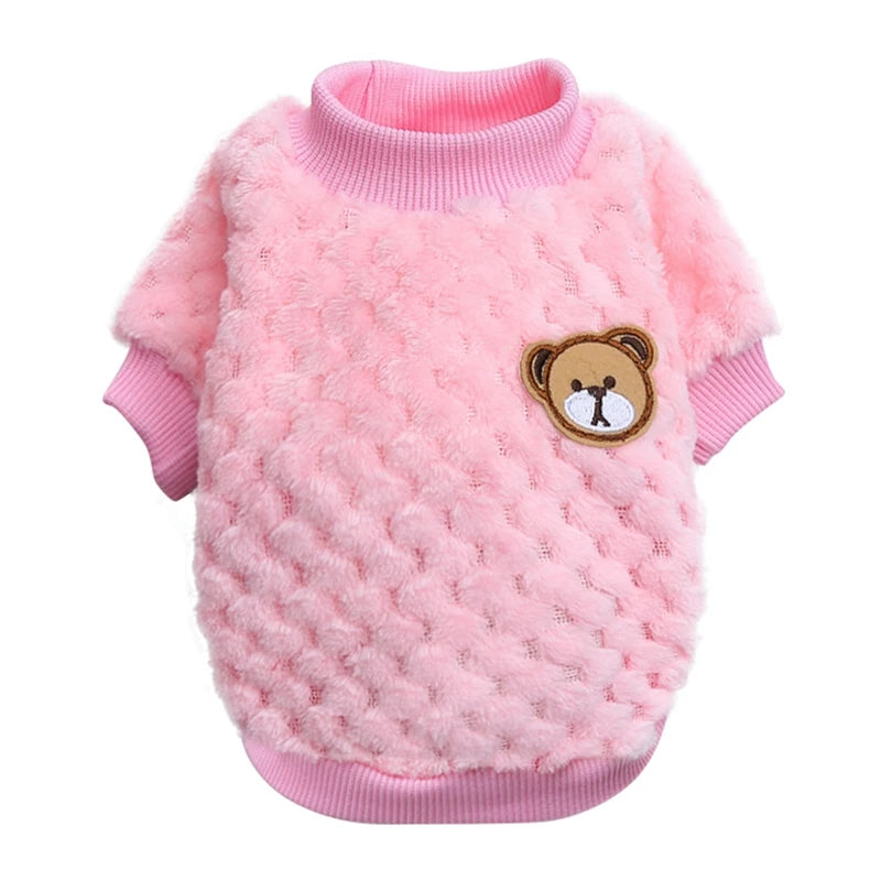 Soft Fleece Warm Pet Clothes for Small Puppy Dog