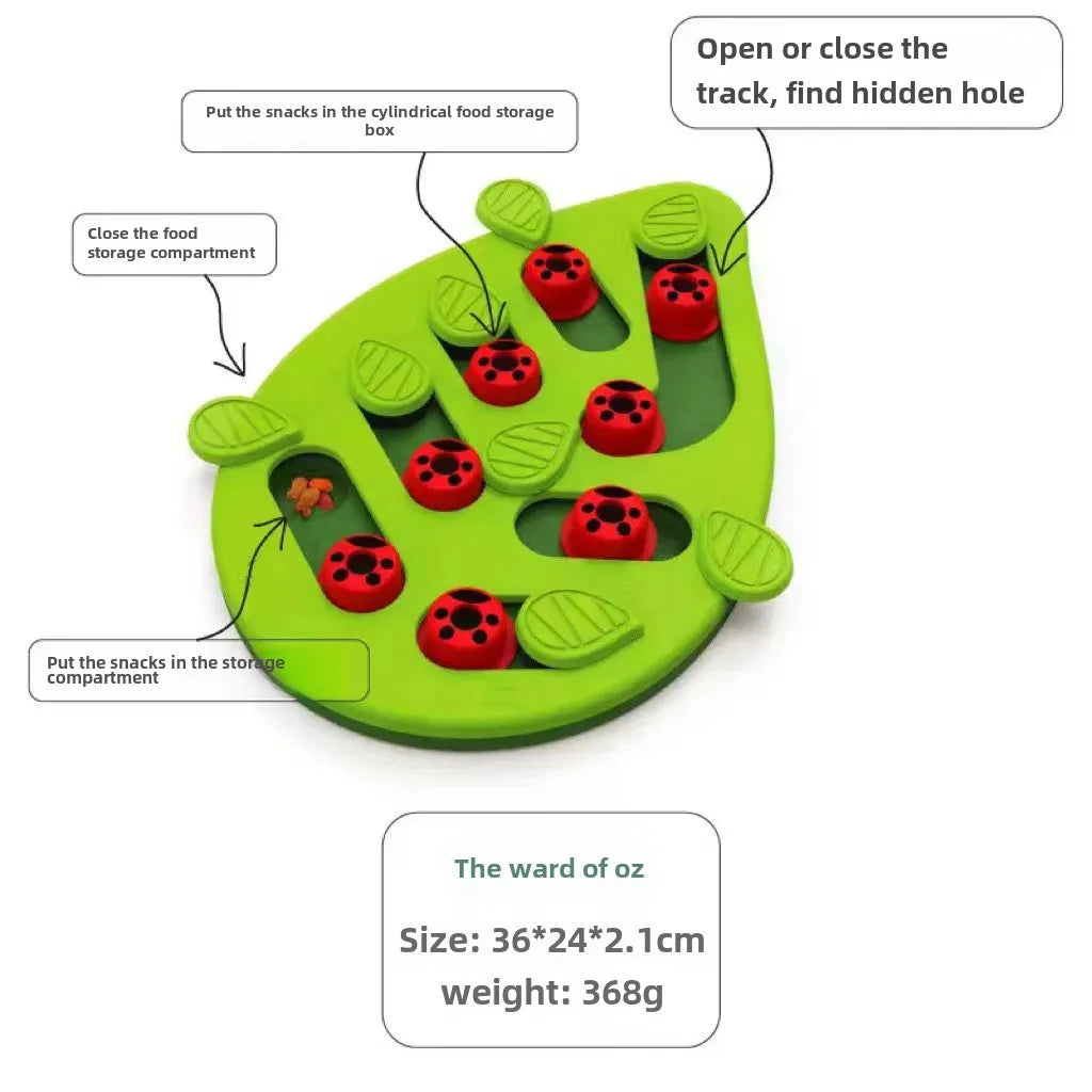 Cross-Border Pet Bowl Cat Slow Feeding Bowl Pet Educational Tool