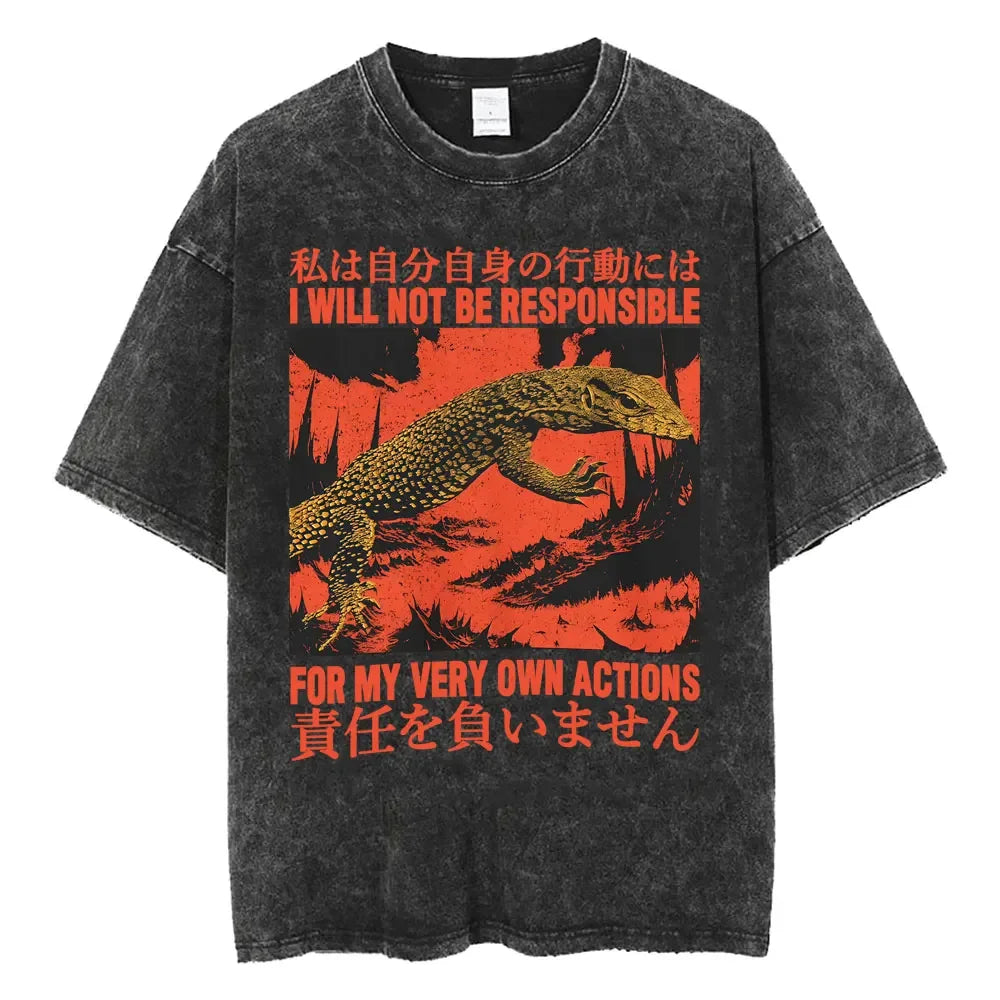 It's Cheese or Be Cheesed Rat Washed T Shirt Streetwear