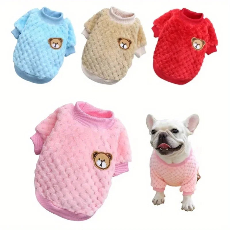 Soft Fleece Warm Pet Clothes for Small Puppy Dog