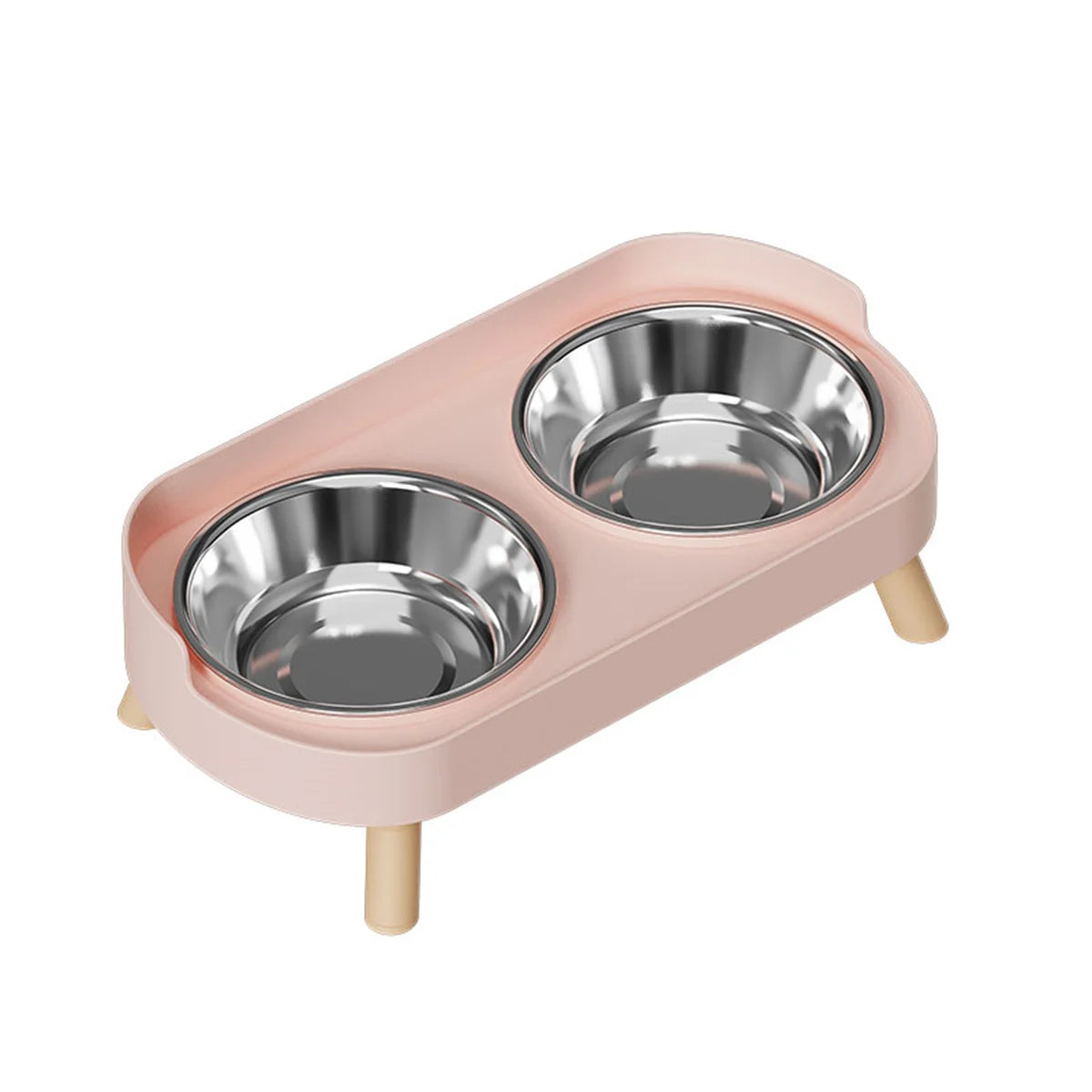 A Colorful Dopamine Pet Double Bowl Fashion