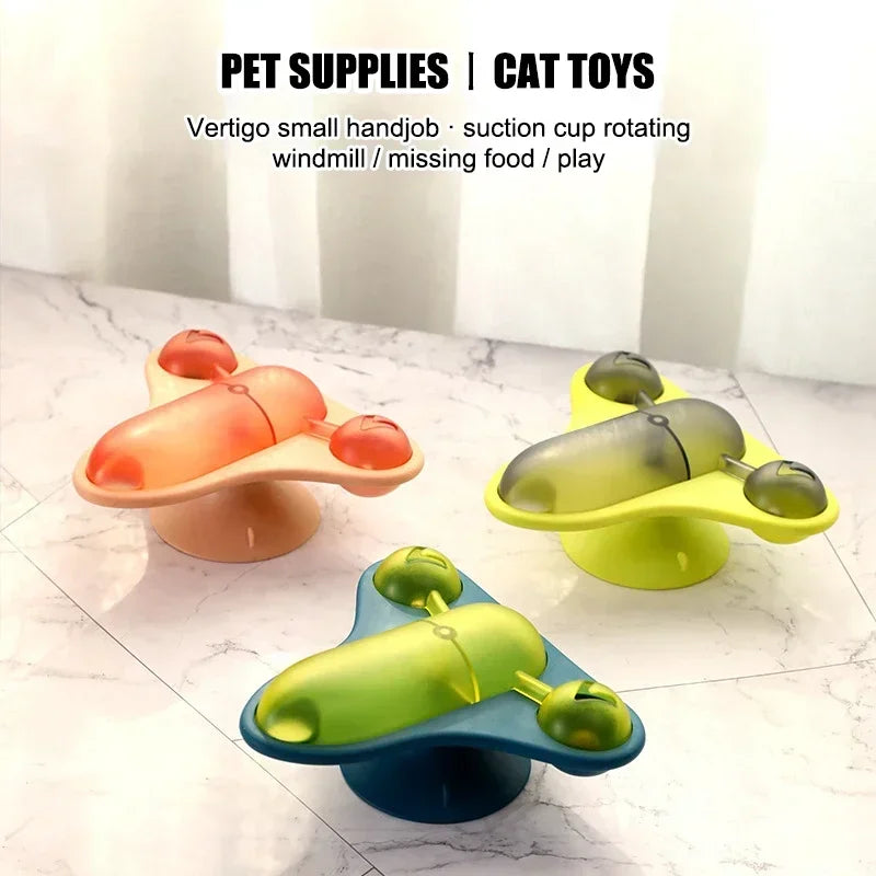 Rotating Flying Chair Cat Teaser Toy
