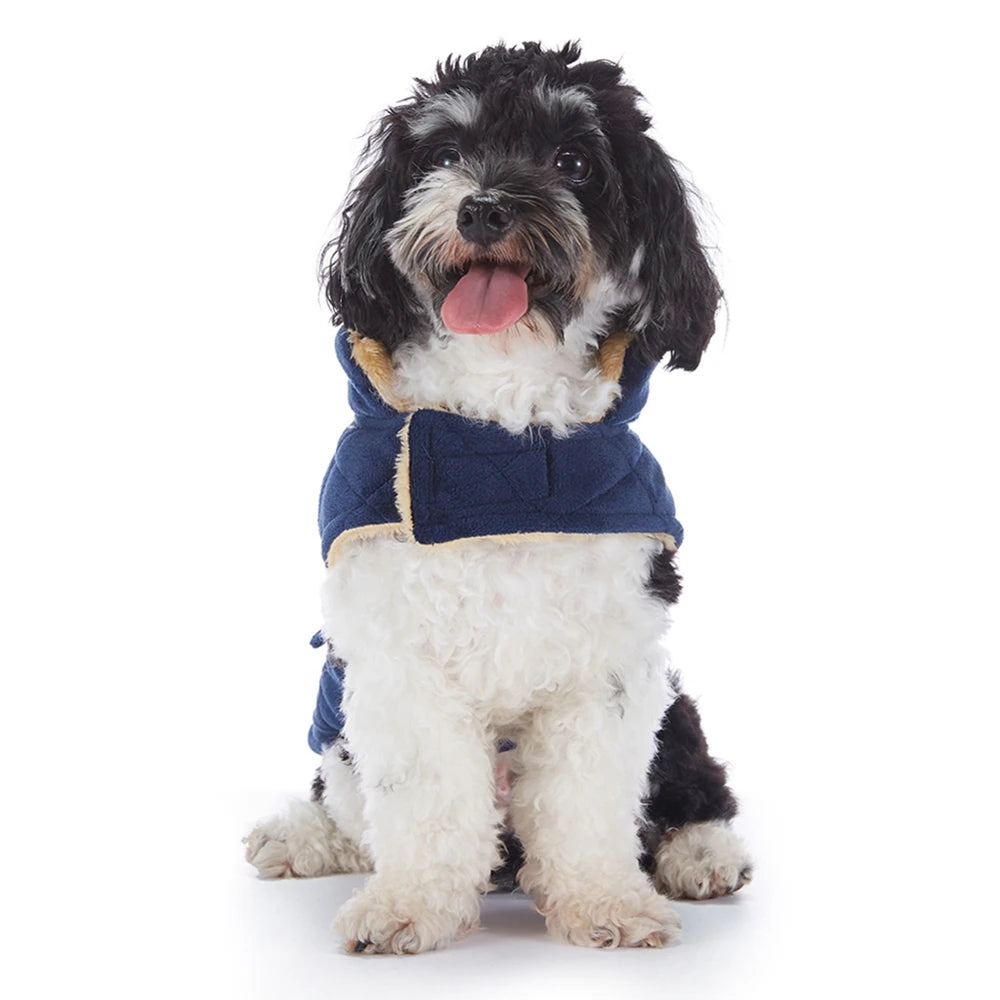 Autumn Winter Pet Coat Plush Warm Thicken Pet Clothes