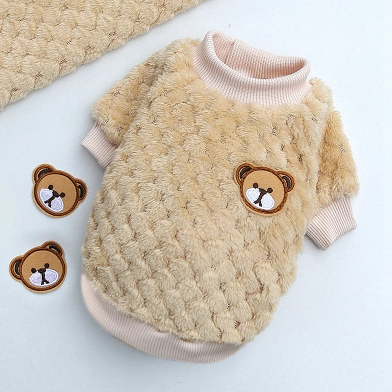 Soft Fleece Warm Pet Clothes for Small Puppy Dog