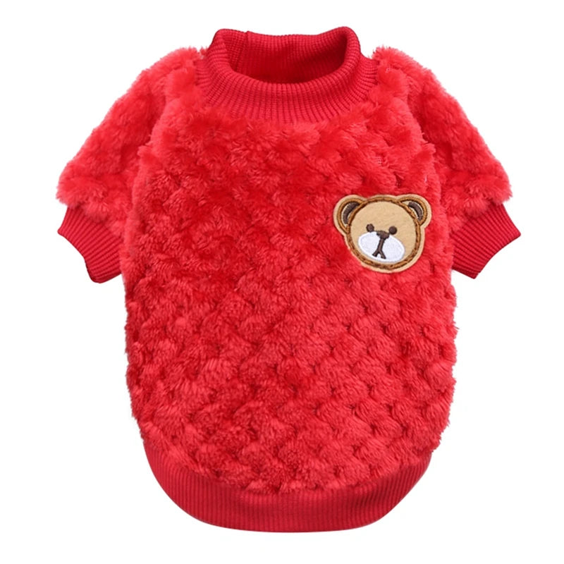 Soft Fleece Warm Pet Clothes for Small Puppy Dog