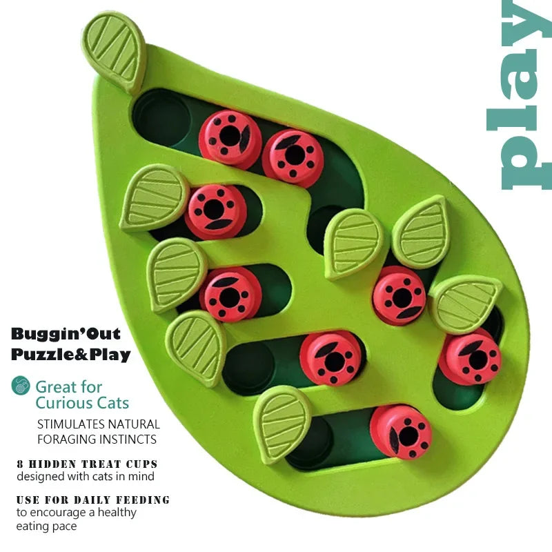 Cross-Border Pet Bowl Cat Slow Feeding Bowl Pet Educational Tool