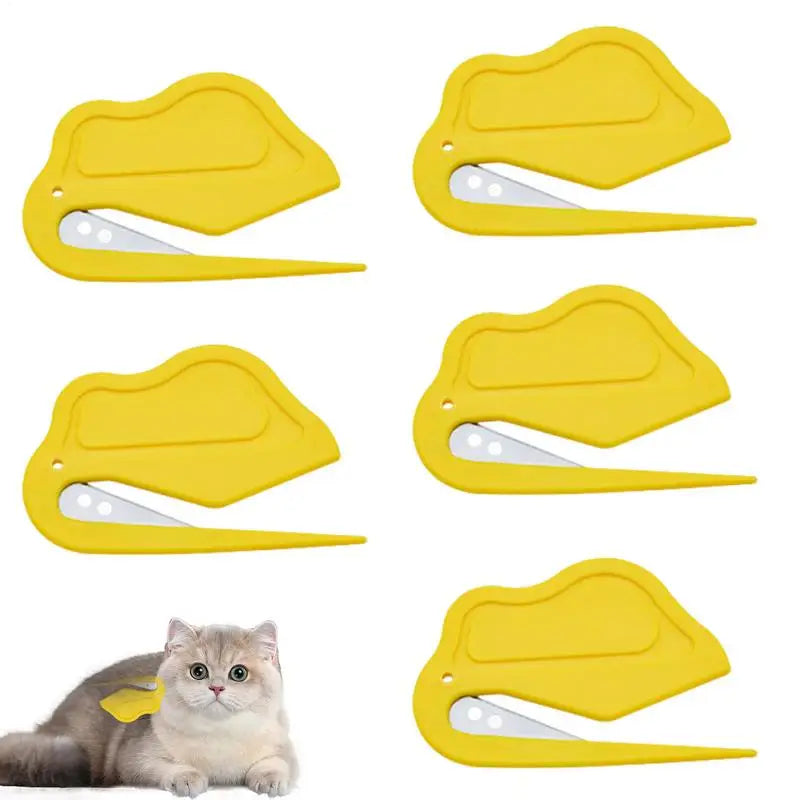 Cat Puppy Hair Furs Shedding Grooming Trimmer Comb Cat Brush