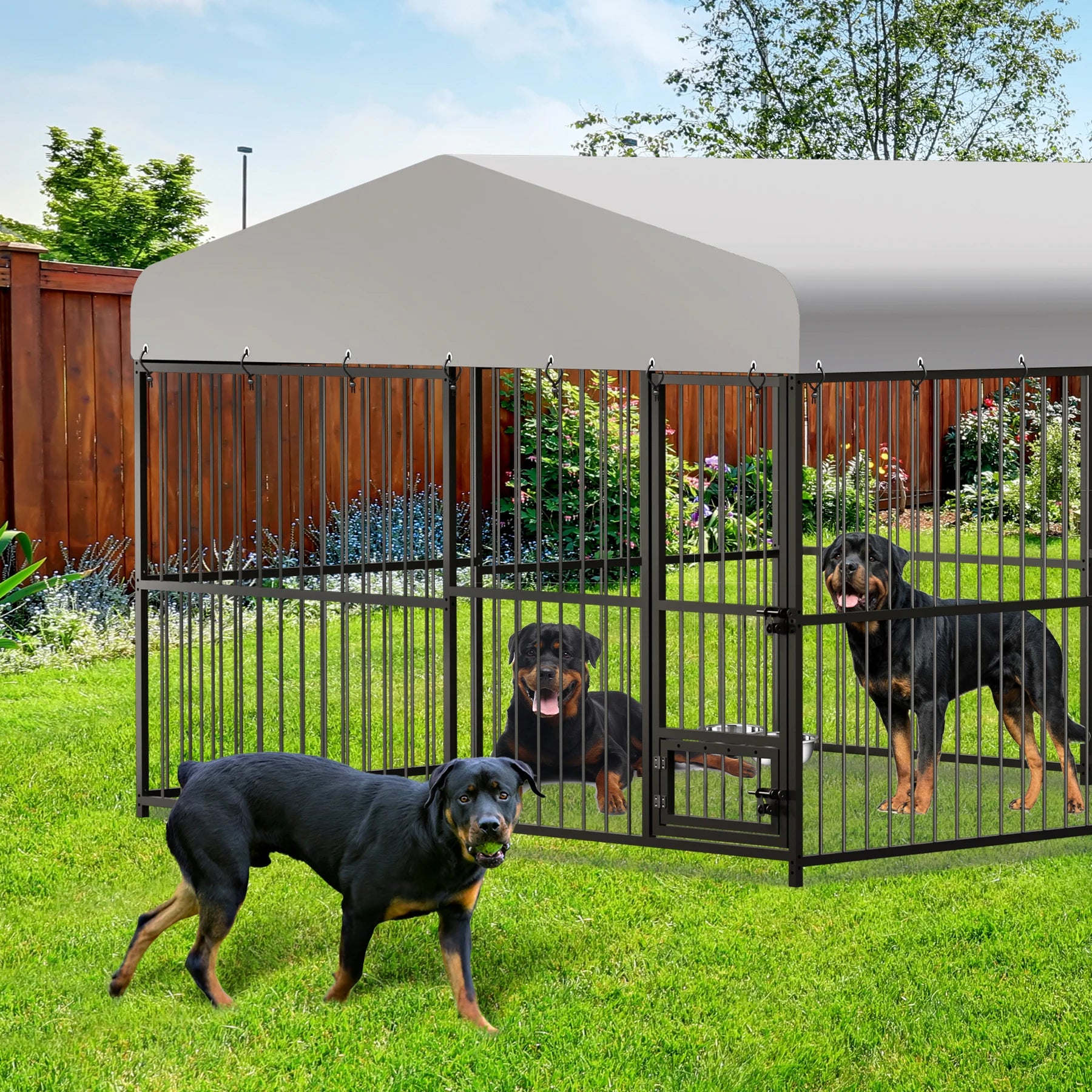 10X10X6FT Large Outdoor Dog Kennel