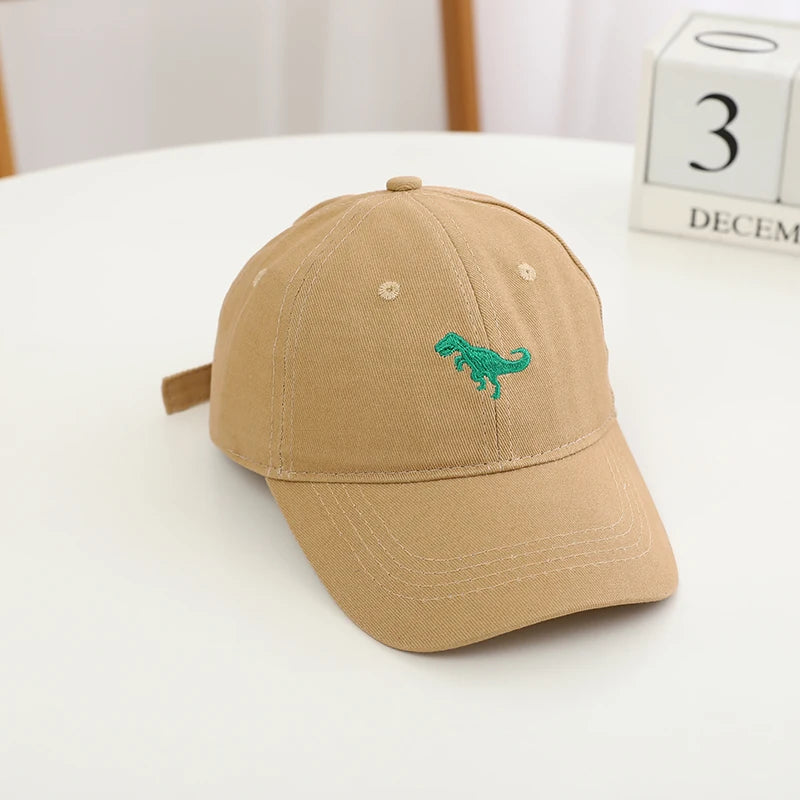 Dinosaur Embroidered Children's Baseball Cap Adjustable  Boy Girl Hats