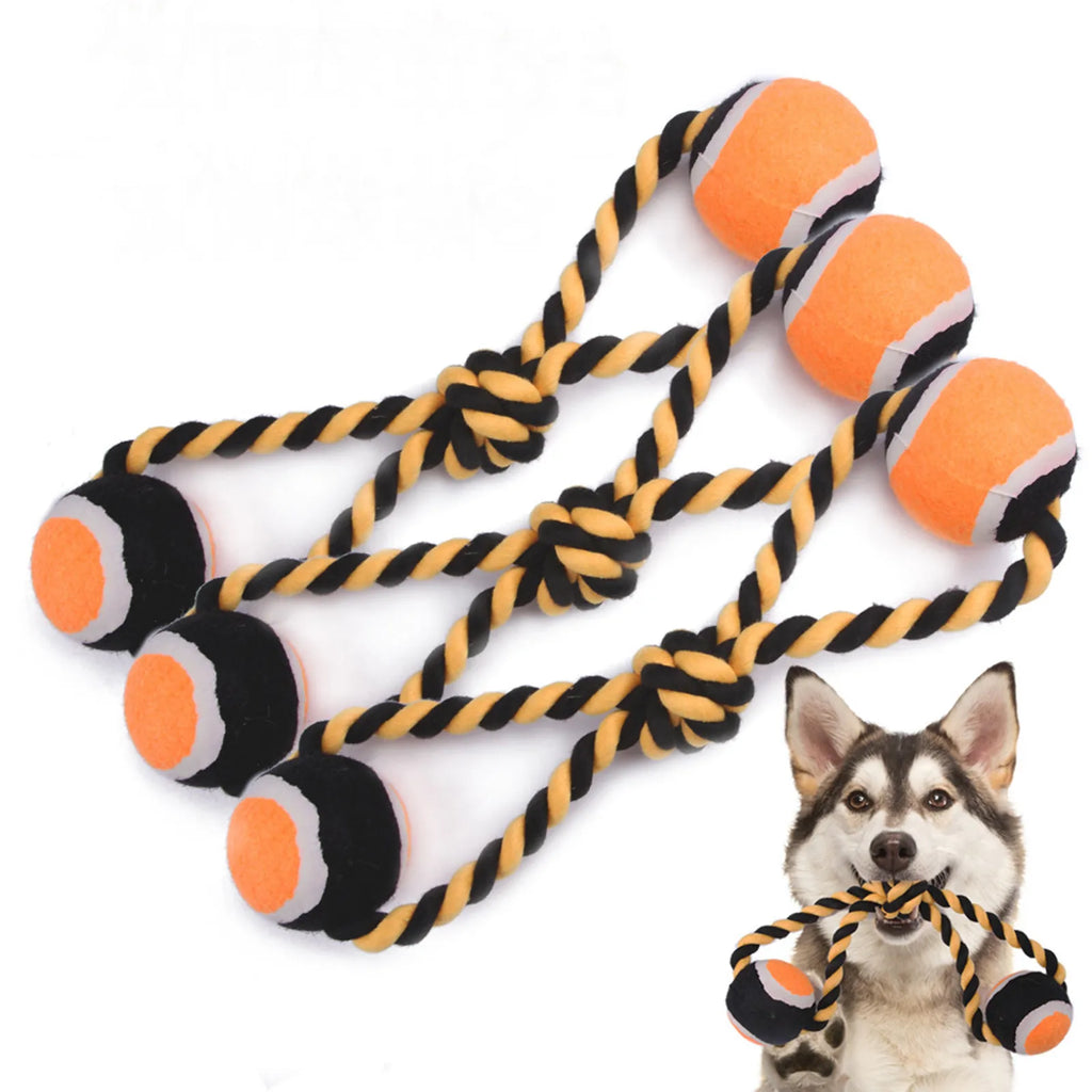 Moving Dog For Small Dogs New Pet Dog Tennis Cotton Ropes