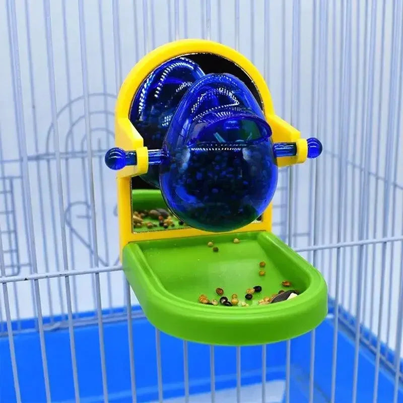 1PCS Pet Bird Toys For Parrots Bird Cage Feeder