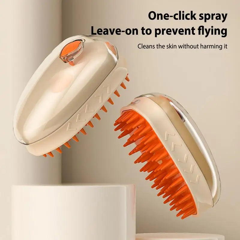 Steamy Cat Brush Steamy,Dog Hair Steamy Massage Brush