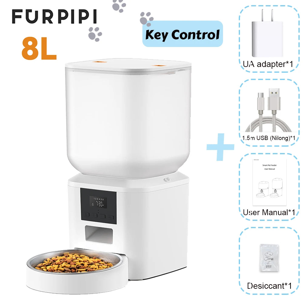 270.51oz Automatic Dog Feeder with Key Control