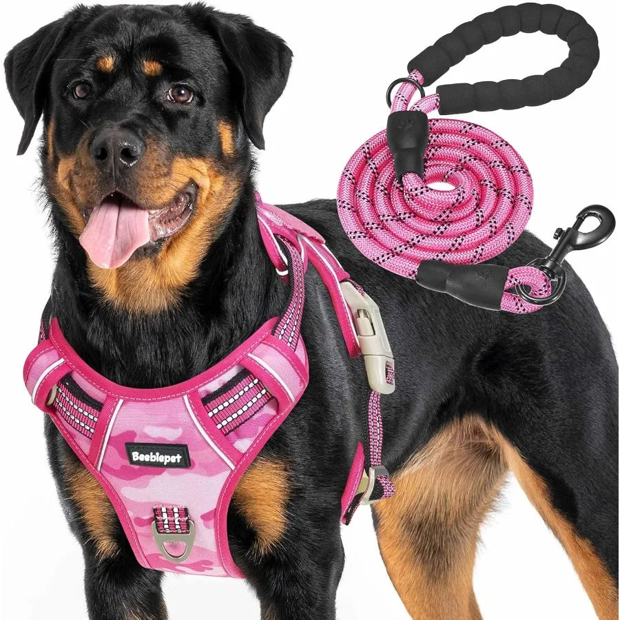 Heavy Duty Tactical Dog Harness for   Reflective Service Training