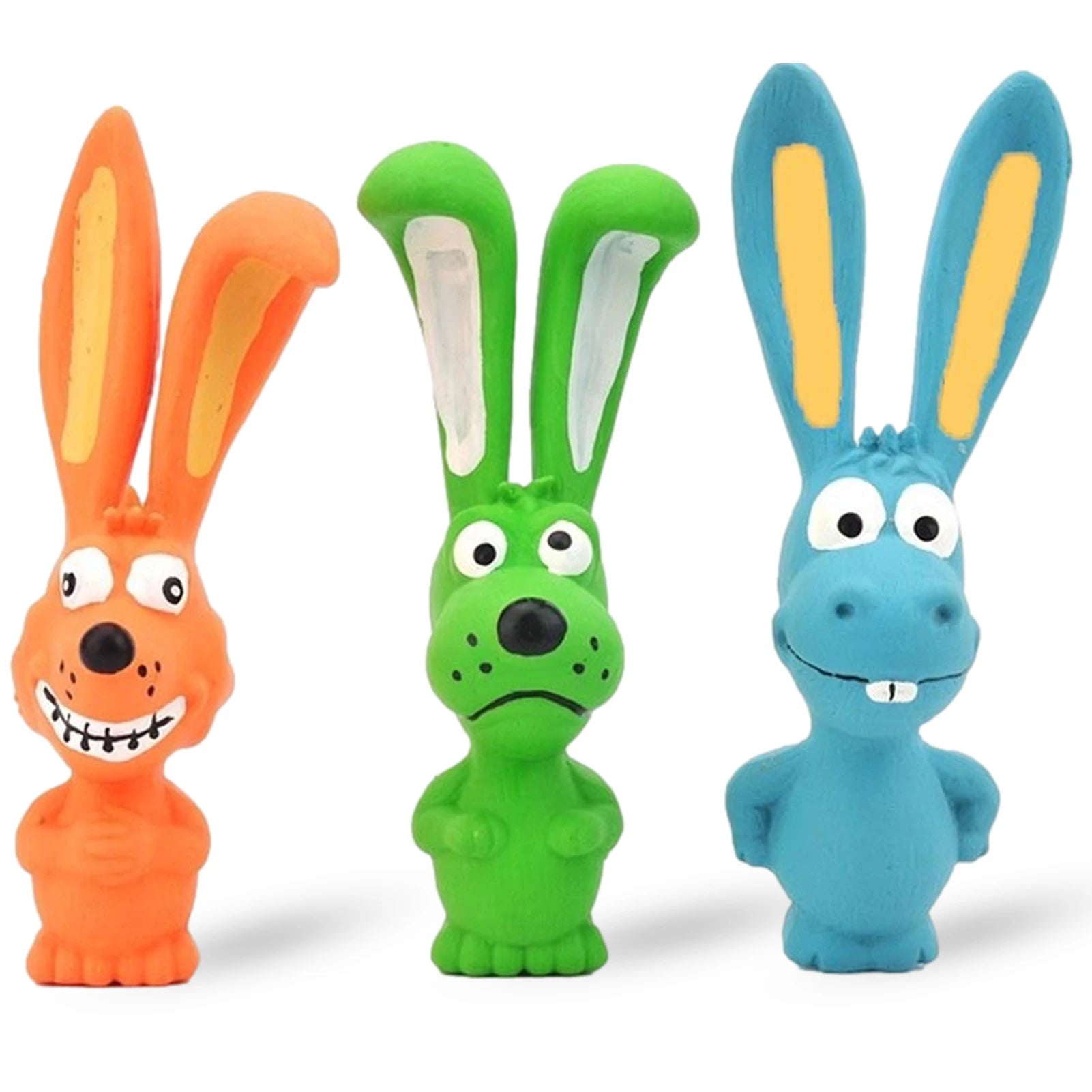 Squeaky Latex Dog Toys High Flexibility