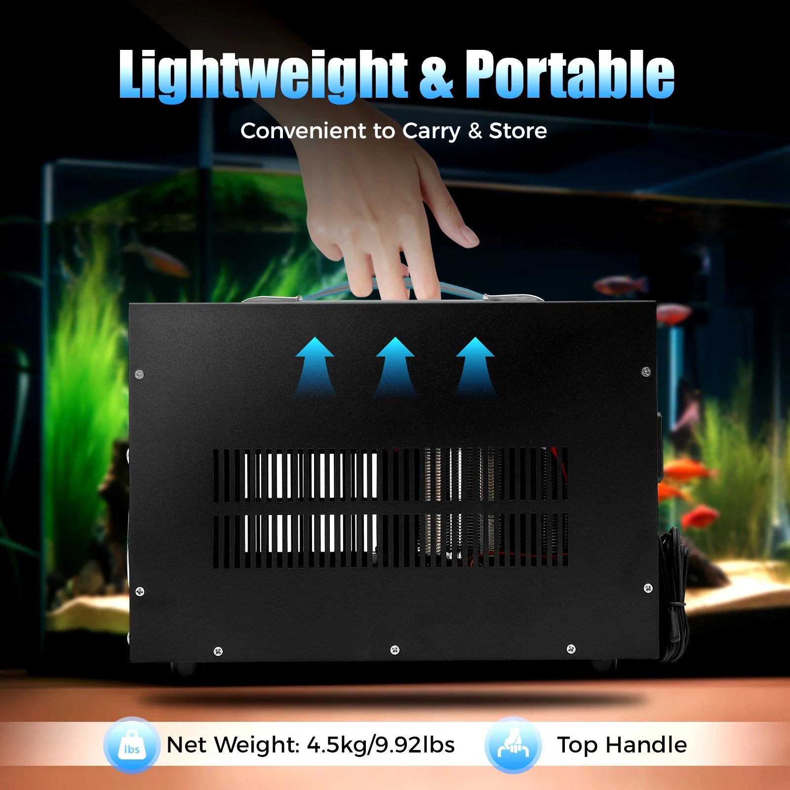 60L Aquarium Chiller Fish Tank Cooler Heater System -50~110°C